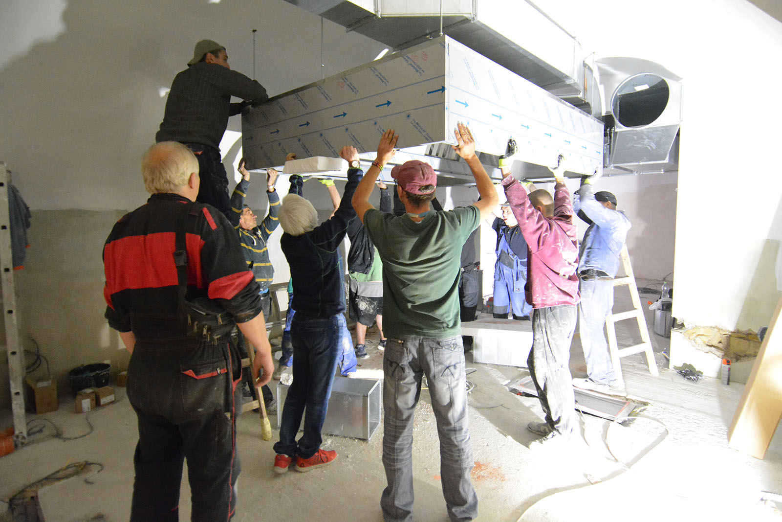 Tilojen rakentaminen